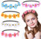 JJUNW Gänseblümchen-Blumen-Stirnband, 5 Stück Stirnband Blumen, Blumenkranz Haarband Modische Blumen Haarschmuck Blumenkrone Girlande mit Elastischem Band für Damen Mädchen Festival Hochzeit Party