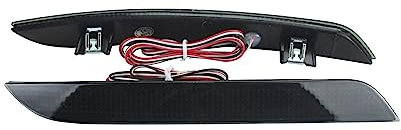 Rücklichter, Autorücklichter 2x Hinten Stoßstange Reflektor Brems Stop Licht Schwarz Objektiv Für BMW 5 Series F10 F11 F18 2009 2010 2011 2012 2013 2014