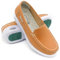 Zerimar Mocasines Mujer Piel | Zapatos Cómodos con Cámara de Aire y Tacón 3,5 cm | Color Camel | Talla 37