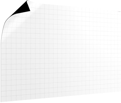 ALLboards Magnetauflage 145×95 cm, trocken abwischbare Kariert