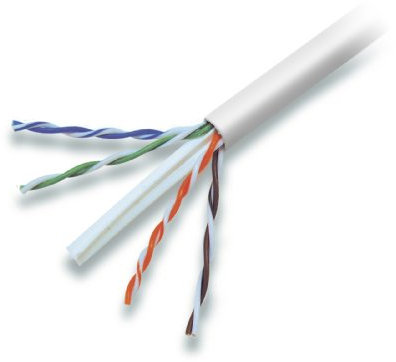 Belkin CAT6 Solid Bulk Cable, Plenum (White)