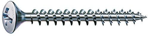 SPAX - Universalschraube, 4,0 x 15 mm, 1000 Stück, Linsensenkkopf, Kreuzschlitz Z, 4CUT, Vollgewinde, Galvanisch blank verzinkt A2J - 0241010400155