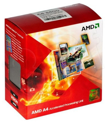 AMD a Series 4 – 3400 – Processeur (AMD A4, 2,7 GHz, Socket fM1 upga, 65 W)