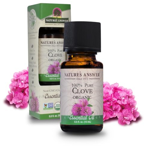 Natures Answer, Essential Oil Clove Organic, 0.5 Ounce