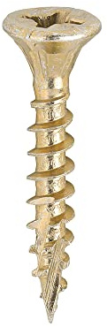 TIMCO C2 Strong-Fix Multi-Purpose Premium Countersunk Gold Woodscrews - 4.0 x 25 - Box of 200