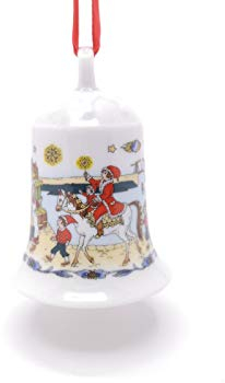 Hutschenreuther Porzellanglocke Weihnachtsglocke 1999 Verpackung