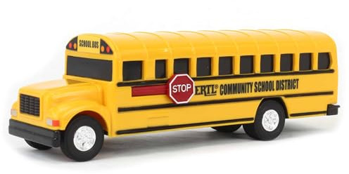TOMY 4.3 inch School Bus Pretend Play & Imaginative Play for Babies