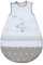 roba Schlafsack 70 cm Indibär - Babyschlafsack ganzjährig für Neugebornene - Atmungsaktive Baumwolle für Sommer / Winter - mit Bären Motiv in Weiß / Braun