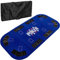 GAMES PLANET Faltbare Pokerauflage „Straight“ für bis zu 8 Spieler, Maße 160x80 cm, MDF Platte, Getränkehalter, Chiptrays, Blau