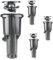 Suinga Pack 4 Aspersor Emergente para Riego Enterrado | Aspersor Agricola Impacto MaxiPou 6-13 m 1/2'' | Circular y Ajustable