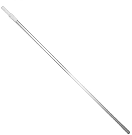 Linxor - Manche télescopique de 2.53 m à 4.80 m en Aluminium pour épuisette, Balai, Brosse etc...