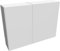 Cache nourrice plomberie ATOLE en acier Blanc - Largeur réglable - Taille 1 : 450 x 355 à 650 x 150 mm