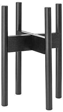 Rubberneck Plant Stand - Soporte para Plantas Ajustable de Bambú - Uso Interno y Estreno - Negro