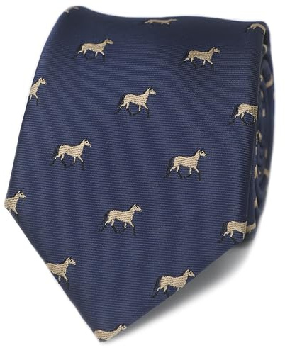 MENDEPOT Herren Geschenk-krawatte mit Tiermotiv Krawatte