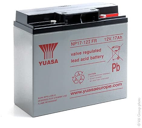Yuasa NP17-12IFR Lead Acid Battery - 12V, 17Ah