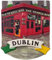 Dublin Irland The Temple Bar Kühlschrankmagnet 3D Reise Souvenir Kühlschrank Dekoration Magnetaufkleber Handbemalte Bastelkollektion