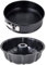 MasterPRO FOODIES COLLECTION - Set da forno 2 pezzi in acciaio al carbonio - Stampi apribili con cerniera in acciaio e base ondulata - Antiaderente - Versatili nell'utilizzo