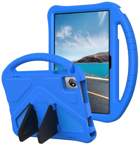 Blackview Tab 8/7.0/Tab 7 Wifi 10.1 inch Kids Stand Handle Case - Blue EVA Foam Protection