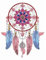 5D DIY Teilbohrer Diamond Painting Bilder Dreamcatcher Set, Teilweise Diamant Painting Traumfänger Kit Kreuzstich Stickerei Diamant Malerei 30x40cm (C)