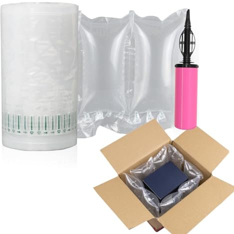 Air Bags for Packing 400 Count Inflatable Air Pillows for Shipping with pump 4.72x7.87 Recyclable Packaging Filler Shipping Supplies Box Alternative to Packing Peanuts Purse Stuffers for Shape
