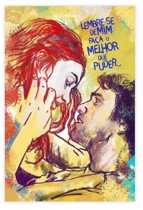 AMATWI Poster Eternal Sunshine of the Spotless Mind, Leinwandposter, Wandkunst, Dekordruck, Gemälde für Wohnzimmer, Schlafzimmer, Dekoration, ungerahmt, 30 x 45 cm