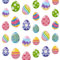 6pz Ghirlanda Festone Uova di Pasqua Carta Ovetti Pasquali Decorativi da Appendere, Striscione Banner Decorazione Addobbi Pasquali Colorati