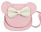 Wisebom Kinder Umhängetasche Mädchen Little Mouse Ear Bow Crossbody Purse Mini Prinzessin Messenger Bags PU-Schultertasche für Mädchen Mädchen-Geschenke Handtasche für Kinder Mädchen Kleinkinder