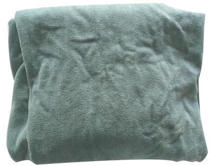 Winthome Saunakilt Damen 100% Baumwolle Weich, Saunatuch Damen mit Knopf, Bademantel Damen Saugstark, 3-Fach Weitenverstellbar, Taschen, Saunahandtuch für Sauna, Dusche, Strand (Mintgrün, 80x145cm)