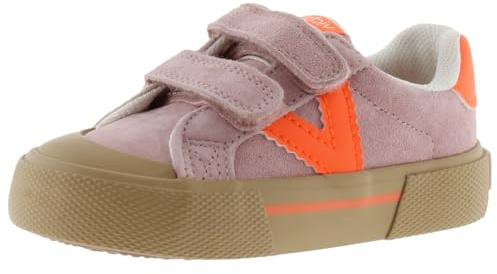 victoria Sneaker Tribu Minimalista 1355100 | Veloursleder & Kontrast-Einsätze & Doppel-Klettverschluss für Kinder Unisex