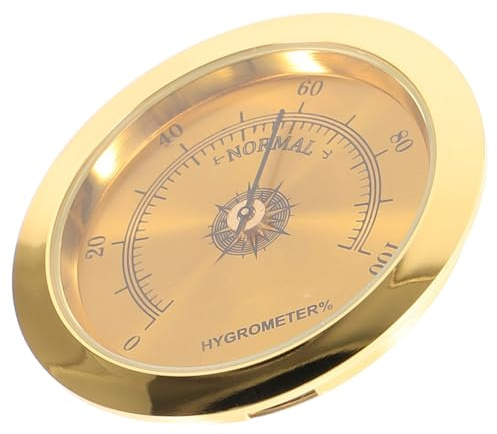 TOYZFRIENDY Guitar Hygrometer Mini Acoustic Moisture Meter for Folk and Acoustic Guitar Cases Compact Humidity Monitor and Protection