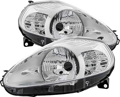 Halogen Scheinwerfersatz Scheinwerfer Satz Hauptscheinwerfer Set links rechts H4 passend für Grande Punto 199_ 199