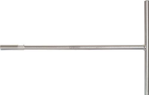 KS Tools 517.1183 - Clé à douille à poignée en T, 10 mm - Finition Satinée Chrome Vanadium