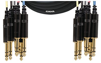 Cordial CML 8-0 VV 3 C Loom 8 x Stereo Cable Jacks 6.3 mm / 8 x Stereo Cable Jacks 6.3 mm Cable Length 3 m