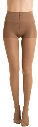 Relaxsan Mikrofasern 880M (Braun 2/M) Kompressionsstrumpfhose Damen 18-22 mmHg, Stützstrümpfe 140 Den