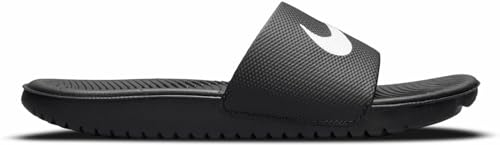 Nike KAWA Slide (GS/PS), Chanclas Hombre, Black/White, 38.5 EU