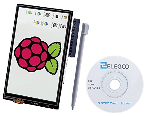 ELEGOO Display 3.5 Zoll TFT LCD Touch Screen Monitor 480x320 für Raspberry Pi mit Allen Daten und Touch Pen (SPI Schnittstelle)