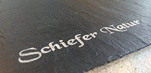 1a Schiefer 1 STK Schiefertafel MEMOBOARD Tafel 60x30cm Schieferplatten