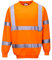 Portwest B303 Comfort Elasticated Hi-Vis Sweatshirt Orange, Medium