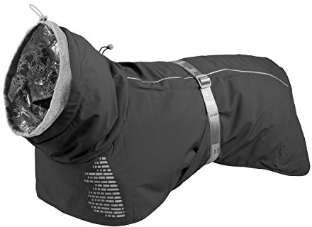Hurtta Extreme Warmer Hundemantel, Winterjacke für Hunde, Dunkelgrau 30cm