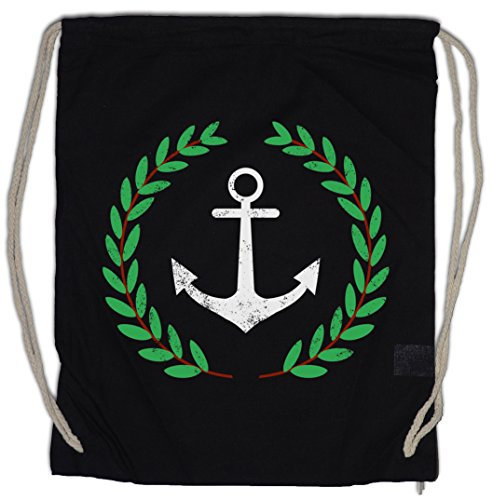 Urban Backwoods Anchor and Wreath Turnbeutel Sporttasche