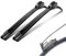 530mm 500mm Good Wiper Front Scheibenwischer mit Hakenbefestigung Wischerblätter Scheibenwischerblätter Premium Qualität AERO INION (Good Wiper 530mm 500mm)