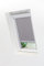 LYSEL - Qualitätsdachfensterrollo abdunkelnd hellgrau Rollo geeignet für Velux Dachfenster 304, 334, M04, M34, MK34, 1, (B x H) 61.30cm x 74cm in grau/hellgrau