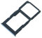 jbTec SIM-Tray/SD-Card kompatibel mit Huawei P30 Lite/New Edition/Premium - Kartenhalter Single, Farbe:Blau