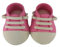 Cake Company Zuckerdekoration Babyschuhe pink | 1 Paar, ca. 60 x 40mm pro Schuh | Tortendekoration zur Geburt und Taufe