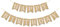 Andiker Vintage Jute Happy Birthday Banner, 6.6 Feet Jute Hanging Bunting Garland for Parties, Perfect for Indoor and Outdoor Use (White)