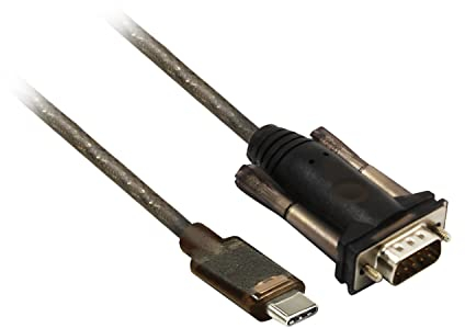 ACT USB C Seriell Adapter, USB Type C zu DB(9pin) RS232, Länge 1,5m, für Drucker, Registrierkassen, PDA - AC6002