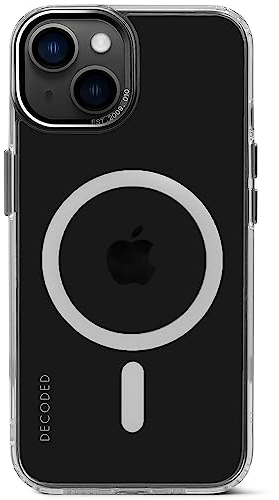 Decoded Premium Transparent Handyhülle - iPhone 14 Plus - Getestet von Apple - Extra Schutz - Stoßdämpfend - Metalltasten - Schutzhülle - Rundumschutz - Klapphülle - Handy Hülle