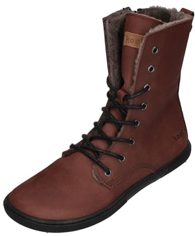 Koel Damen Barefoot Booties mit Lammwolle FARO Choco, Größe:40 EU