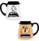 Disney The Nightmare Before Christmas Mayor Faces - Taza de cerámica 3D | Taza grande de café de 590 ml para expreso, té