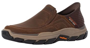 Skechers Men's 204810 Slip-ins: ResSneaker | casual, slip-ins, relaxed fit, heel cushion, air-cooled memory foam, goodyear rubber